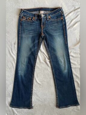 True Religion Men's Blue Bootcut Jeans